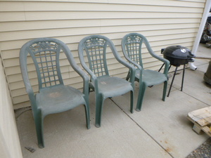 Patio Chairs and Grill