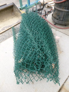 Green Coated Chain Link Fencing