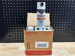 Rust-Oleum Semi-Gloss White Spray Paint 6 Pack