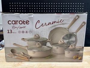Carote 13 Piece Ceramic Cookware Set