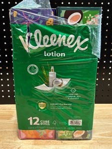 Kleenex Lotion 12 Cube Boxes