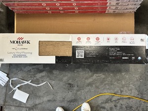 Mohawk Luxury Vinyl Plank (LVP) Flooring - Tudor Oak - 1 Box