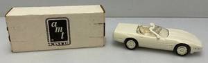 AMT Ertl Promo Car 1991 Chevrolet Corvette Convertible (Cascade White) New Old Stock