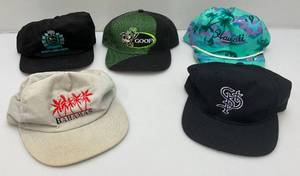 Misc. Vintage Collectible Snapback Hats including GOOFY And More