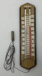 Vintage Springfield IndoorOutdoor Thermometer