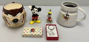 Misc. Miniature Disney Collectibles And Taz Mug