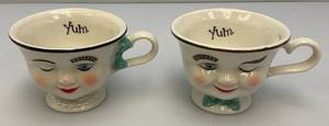 Vintage BAILEYS Irish Cream Limited Edition Yum Mr. &amp Mrs. Cups