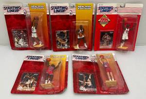 1994 Starting Lineup Basketball Figures Including Carl Malone & More