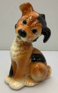 Vintage MCM Royal Copley Sitting Puppy Figurine 8 12 Tall