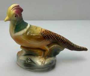 Vintage MCM Royal Copley Golden Pheasant Figurine 4 34 x 7