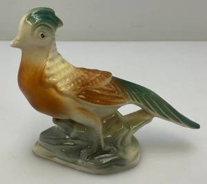 Vintage MCM Royal Copley Pheasant Figurine 2 x 4 x 5 14