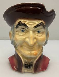 Vintage MCM Royal Copley Colonial Man Wall Pocket Head Vase 8
