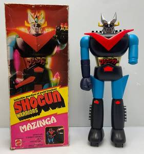 1978 Mattel Shogan Warriors 1st Edition Mazinga 24 Figure In Original Box (Missing Pieces)