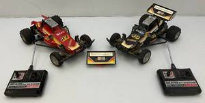 Pair Of Vintage SEARS RC Race Cars Needs Batteries, One Seems Complete And One For Parts