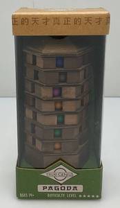 True Genius Pagoda Wooden Puzzle (NIB)