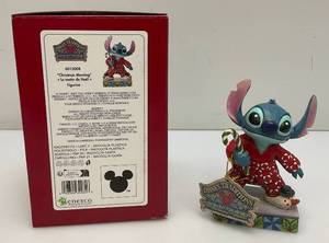 Collectible Disney Traditions Jim Shore Christmas Morning Stitch Figurine (NIB)
