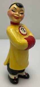 Vintage Collectible Ceramic Arts Sudio Asian Boy Figurine 6