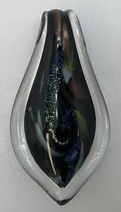 Vintage Murano Style Art Glass Necklace Pendant 2 14