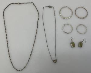 Misc. Earrings, Necklaces And More Some Sterling 