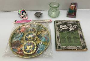 Misc. Vintage Collectibles Including Dashboard Hula Girl And more