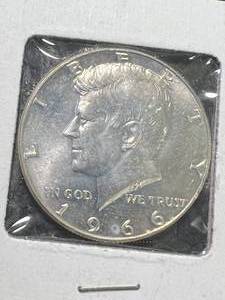 1966 US KENNEDY HALF DOLLAR
