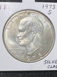 1973-S US SILVER EISENHOWER DOLLAR