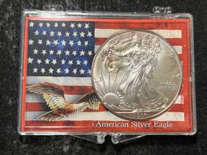 2014 AMERICAN SILVER EAGLE 1 TROY OZ .999 FINE SILVER IN CASE