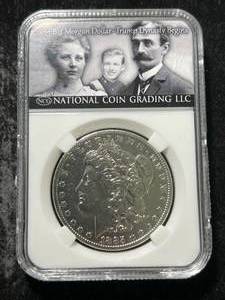 1885-O US MORGAN SILVER DOLLAR SLABBED