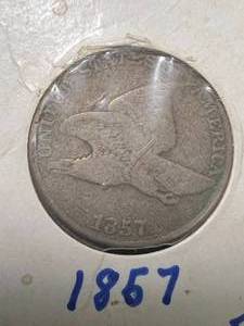1857 US FLYING EAGLE CENT