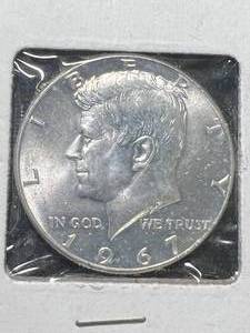 1967 US KENNEDY HALF DOLLAR