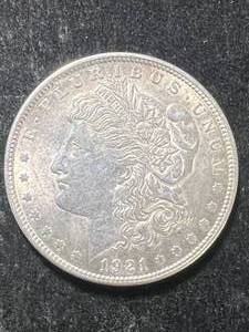1921 US MORGAN SILVER DOLLAR