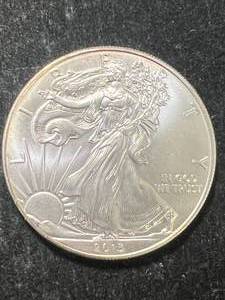 2013 AMERICAN SILVER EAGLE 1 TROY OZ .999 FINE SILVER