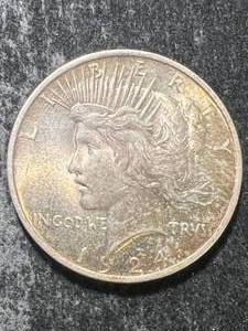 1924 US PEACE SILVER DOLLAR