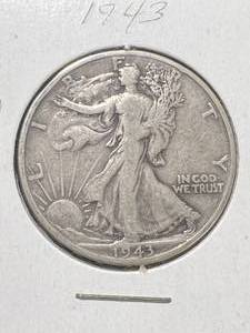 1943-D US WALKING LIBERTY HALF DOLLAR