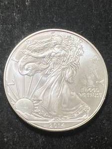 2014 AMERICAN SILVER EAGLE 1 TROY OZ .999 FINE SILVER