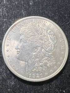 1921 US MORGAN SILVER DOLLAR
