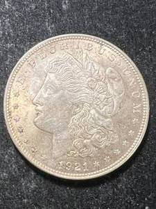 1921 US MORGAN SILVER DOLLAR