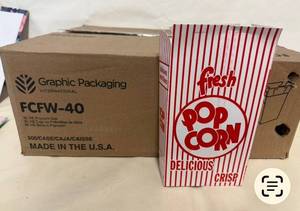 Case of Popcorn Boxes