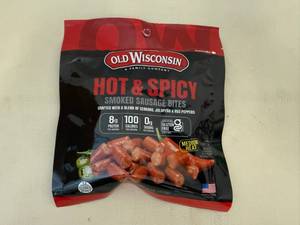 4x Old Wisconsin Hot & Spicy Smoked Sausage Bites