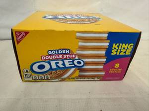 12x  King Size Double Stuffed Golden Oreos