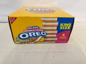 12x  King Size Double Stuffed Golden Oreos