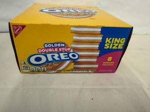 12x  King Size Double Stuffed Golden Oreos
