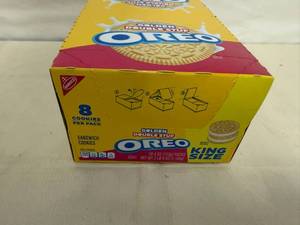 10 pkgs of 8 Golden Oreo Double Stuffed