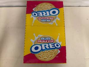 10 pkgs of 8 Golden Oreo Double Stuffed