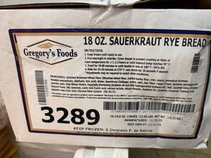 J. Bulk Packed Rye Bread