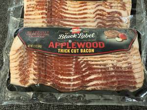 CC. 3x 12oz Hormel Black Label Applewood Thick Cut Bacon