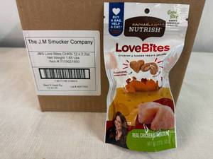 3x12x 2.2oz Nutrish Loves Bites-Cat Treats