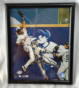Torii Hunter Autofraphed w MLB COA Minnesota Twins All-Star Game 8x10 Framed Baseball Photo