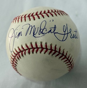 Jim Mudcat Grand Autographed Rawlings OMLB Selig Baseball - Minnesota Twins