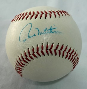Paul Molitor Autographed Baseball - Minnesota Twins
